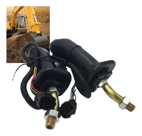 Kit De Joystick Para Excavadora Con Mango De Botón, 2 Piezas