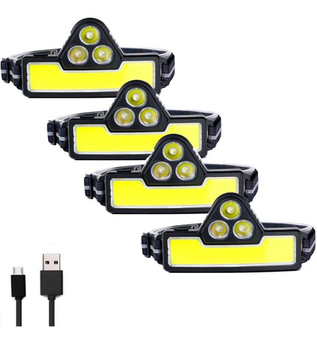 Lampara Led De Emergencia, MxmLG-004, 4 Pzas, 50m, 1 Led Tip