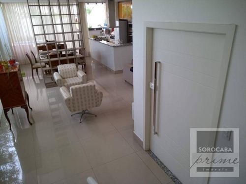 Imagem 2 de 30 de Sobrado Com 3 Dormitórios, 371 M² - Venda Por R$ 2.000.000,00 Ou Aluguel Por R$ 13.000,00/mês - Condomínio Residencial Giverny - Sorocaba/sp - So0110