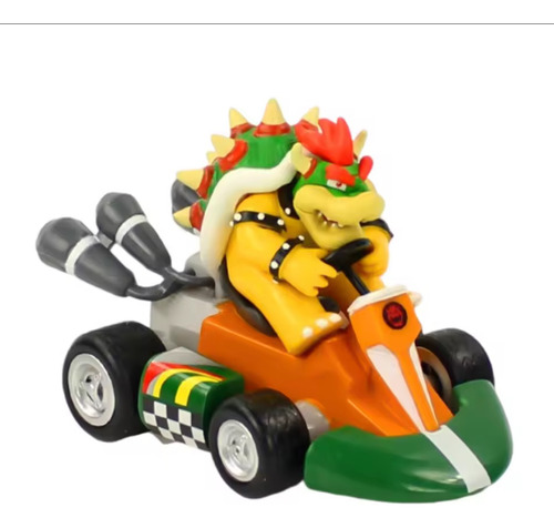 Boneco Bowser - Coleção Super Mario Kart