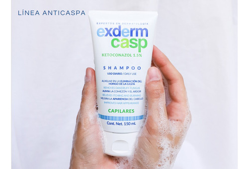 Shampoo Anticaspa Exderm Casp Ketoconazol 150 Ml