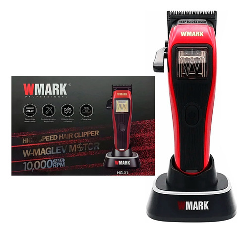 Wmark Maquina Cortadora De Pelo Inalambrica Ng-x1 3c