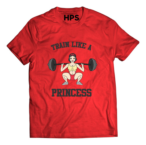 Playera Train Like A Princess, Blanca Nieves 