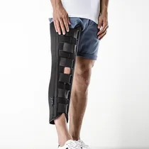Comprar Inmovilizador De Rodilla PTM 03.02.1200 Largo Férula en extensión Pierna Regulable 49 Cm Ptm Ligamentos Ballenada Negro