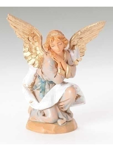 Fontanini 72518 - Figura De Navidad De Angel Arrodillado De 