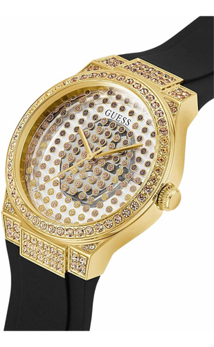 Guess Reloj Radiance Pedreria Silicone Gw0482l1 Elegante