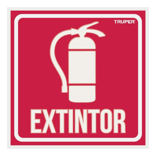 Señalamiento Extintor Truper 18434