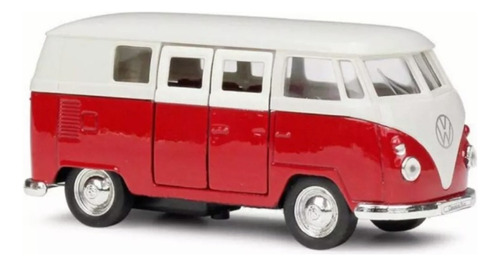 Combi Volkswagen De Colección Escala 1:36 Año 1963 Metal