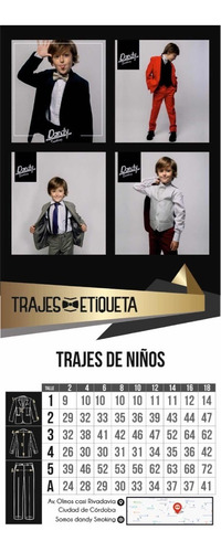 Imagen 10 de 10 de Traje Entallado Niño