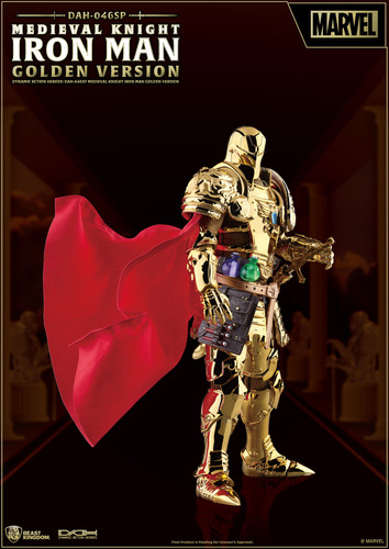 Beast Kingdom Dynamic: Marvel - Caballero Medieval Dorado
