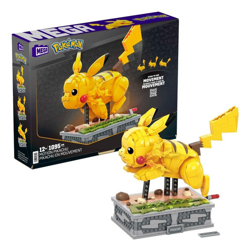 Juguete De Construcción Mega Construx Pokémon Pikachu 1087 Pikachu