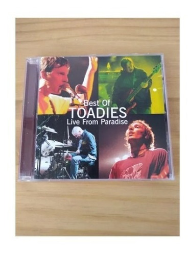 Cd Toadies - The Best - Live In Paradise - Importado