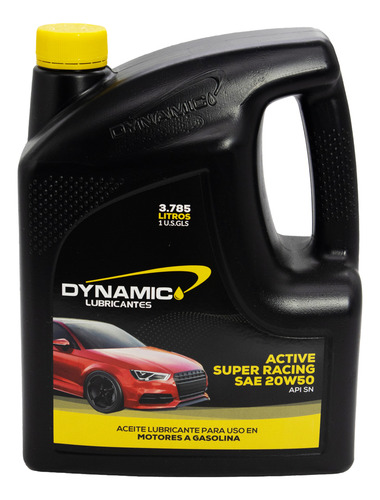 Aceite Motor Active Super Racing Sae 20w50 Api Sn Galón Dyna