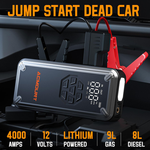 Arrancador De Salto W160 Con Compresor 4000a 150psi 12v