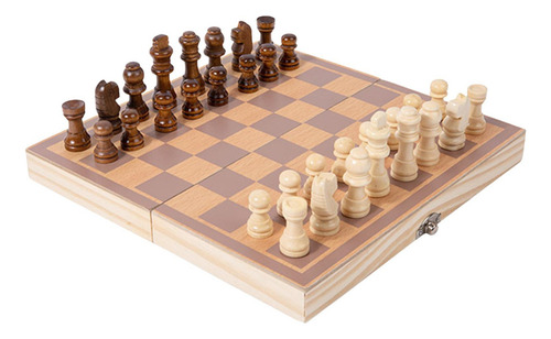 Juego De Ajedrez De Madera Case De Viaje De Viaje De -