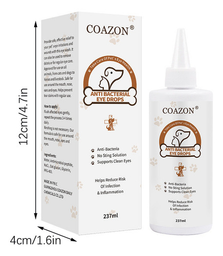 Gotas Para Ojos Para Perros Enjuague De Ojos Para Mascotas N