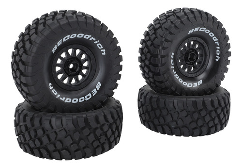 Llantas De Coche Rc, 4 Unidades, Plástico De Goma Con Excele