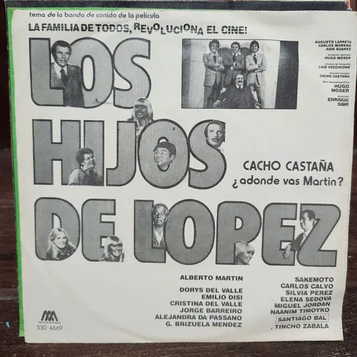 Simple Sobre Cacho Castaña Los Hijos De Lopez Microfon C23 (Usado)