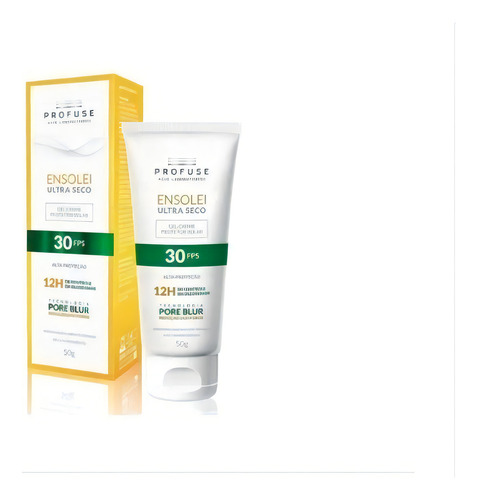 Protetor Solar Profuse Ensolei Ultra Seco Fps 30 Profuse 50g