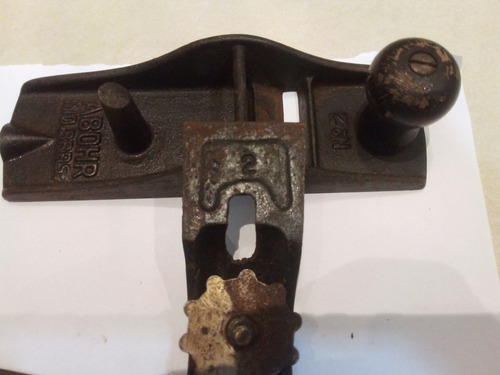 Plaina Abohr 02 Mini Antiga Bem Conservado Toda Original. (Usado)