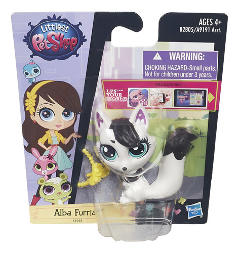 Littlest Pet Shop Lps Raposa Alba Furria #3958