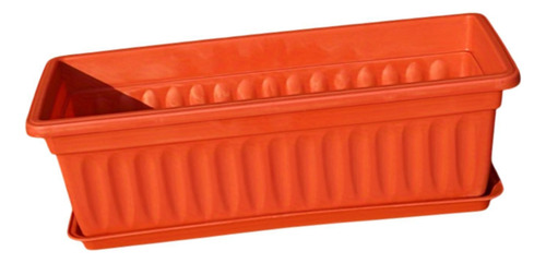 Caja De Ventana De Flores Plantador Home Rojo