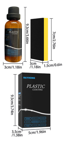 Restaurador De Plástico Para Coche N 50ml Nano Plastic Refre