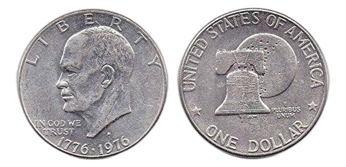 1976-1776 Bicentenario Eisenhower Dollar Coin Ike Dollar,