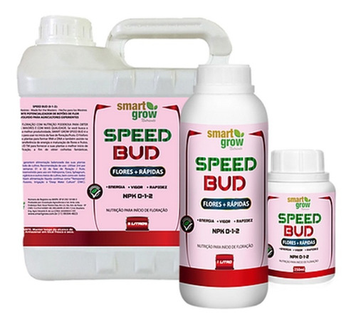 Imagem 2 de 4 de Fertilizante Smartgrow Speed Bud 250ml - Flores Mais Rápidas