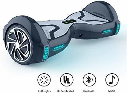 Tomoloo Hoverboard Para Niños Y Adultos, 6,5  Dos Ruedas Apl