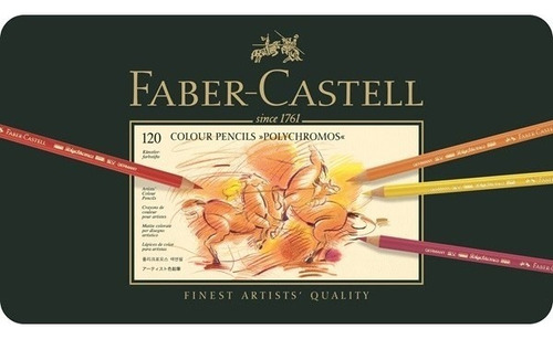 Lápis Polychromos Faber-castell  120 Cores