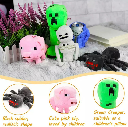 Juego De Peluche Toys Minecraft Game, Regalo Para Niños, 20