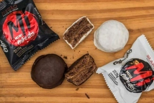 Imagen 2 de 2 de Alfajor Mini Premium Entre Dos Blanco - Caja X20 Ud