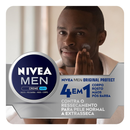 Creme Hidratante Nivea Men 4 Em 1 Lata 75g