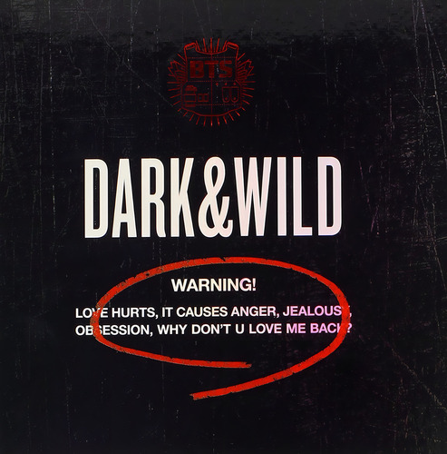 Novo CD importado do Bts Dark & Wild Vol 1 e material bônus