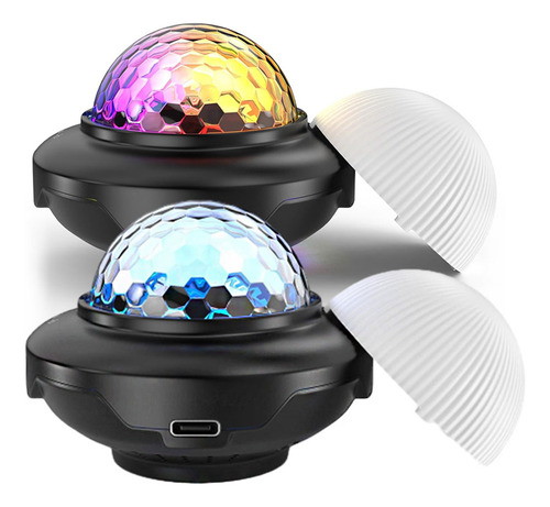 2pcs Mini Dj Luces Para Rgb Fiestas Luces Dj Proyector Laser