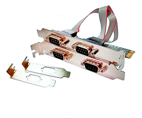 Tarjeta Delta Pci-e X1 4 Puertos Seriales Db9 Controladora