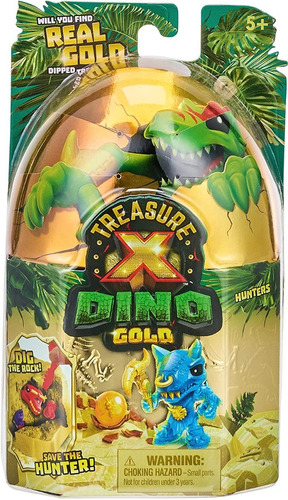 Treasure X Dino Gold Dino, Excava Y Descubre Figuras 
