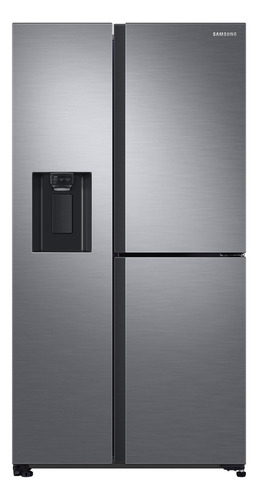 Refrigeradora Side By Side Flexzone 602 L Color Plata