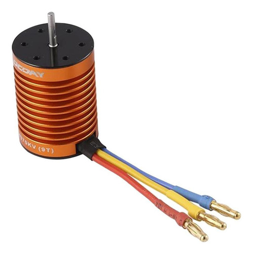 Motor 9t 4370kv, 4 Polos, Sin Sensores, Sin Escobillas: 10 R