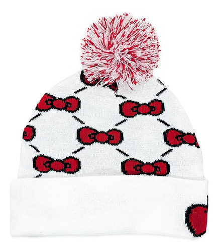 Gorro Pompon Adultos Hello Kitty Licencia Oficial Sanrio