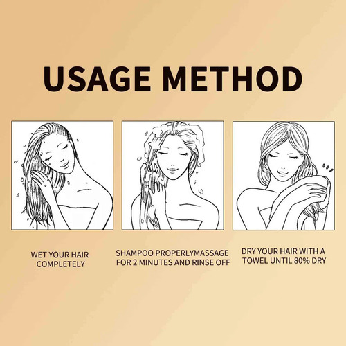 Shampoo De Extrato De Ginseng Para Anti-queda De Cabelo Sham