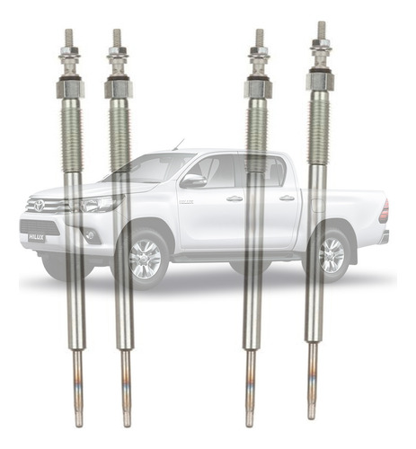 Bujia Incandescente Toyota Hilux Revo 2.8/2.4 2016/2021 4pcs