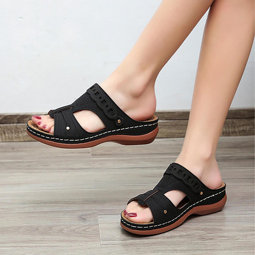 Yc Slipper Planas Versátiles Sandals, Antideslizantes Tacón