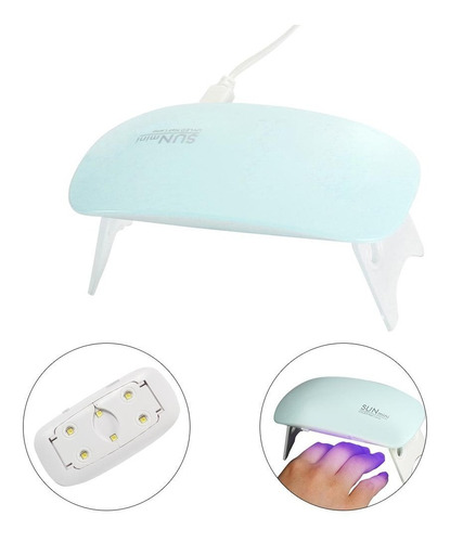 Mini Cabina Led Portátil Usb Esmalte Semipermanente Uv Sun