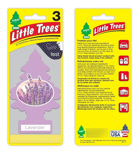 Aromatizante Auto Pinito Little Trees Varios Aromas 1 Pieza