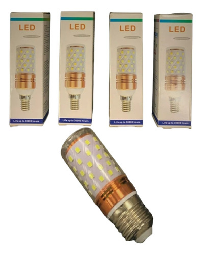 Pack De 5 Lamparitas Luces Led - 5w Rosca E27