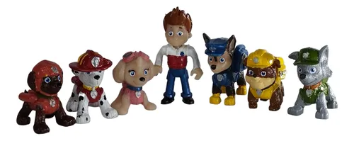 Muñecos Paw Patrol Patrulla Canina Figuras 6 Perros Y Ryder