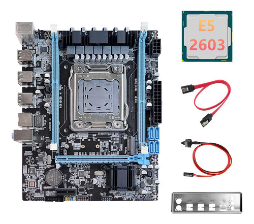 Placa Madre X79 V389+e5 2603 Cpu+cable De Conmutador+deflect