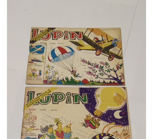 2 Revistas Lupin N° 204 Y N° 205
